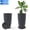 Black, variant on Active Mind Ltd 2-Pack 21-Inch Extra Large Round Planter with Tray, Gray – Tall Modern Resin Flower Pot, Heavy Duty Outdoor Indoor Garden Container for Patio Porch Balcony Houseplants Home Decor