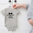 thumbnail image 5 of Grandma's Stud Muffin Cute Bow Tie Bodysuit Jumper Boys Infant Baby Brisco Brands 12M, 5 of 6