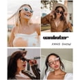 thumbnail image 2 of Gafas de Sol VANLINKER Rosadas con Montura de Ojo de Gato y Protección UV400 para Mujer, 2 of 4