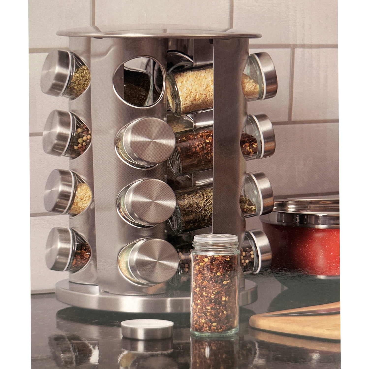 16 Spice Jar & Rack Set & Reviews