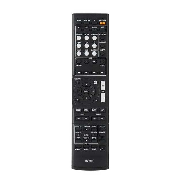 Mando a Distancia EOTVIA para amplificador de potencia Onkyo RC-928R RC-909R color negro