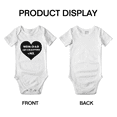 thumbnail image 3 of Mom+Dad+Quarantine=Me Funny Newborn Baby Clothes Baby Bodysuit, 3 of 5