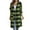 Green Winter Coats, variant on Juebong Women Long Plaid Shacket Jacket Trendy Fall Casual Button Wool Blend Tartan Trench Coat Winter Clothing Peacoat Jackets with Pockets Red,XXXL