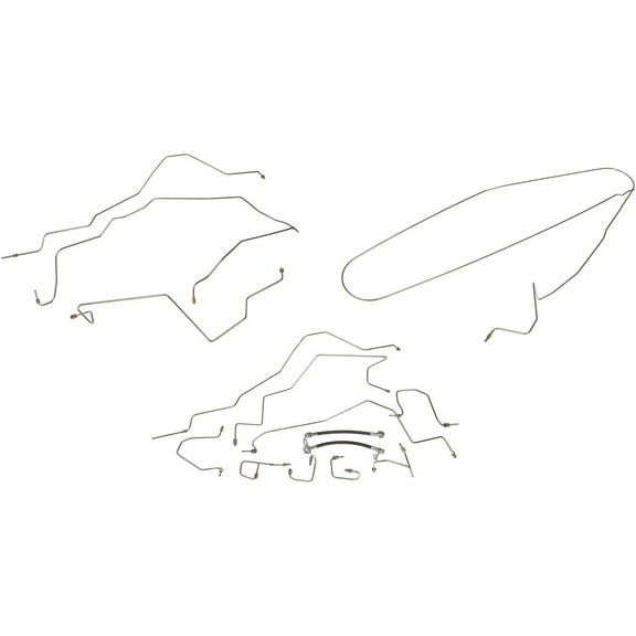 Dorman 919-036 Stainless Steel Preformed Brake Line for Specific Dodge Models (OE FIX)