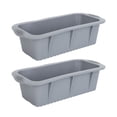 thumbnail image 1 of Molde Grande Para Bloques De Hielo, Versátil, Bandeja Para Bloques De Hielo De Limpieza Simple De Silicona De 2 Piezas, Reutilizable Para Refrigerador, 1 of 7