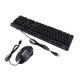 thumbnail image 5 of Teclado Mecánico Para Juegos Estilo Máquina De Escribir, Retroiluminado 1600DPI Retro Punk Round Keycaps, USB Typewriter Keyboard And Mouse Combo Para PC Laptop Gamer, 5 of 7
