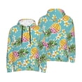 thumbnail image 6 of Bingfone Cute Pineapples Men's Drawstring Hoodie Long Sleeve Pocket Sweatshirts-Medium, 6 of 6