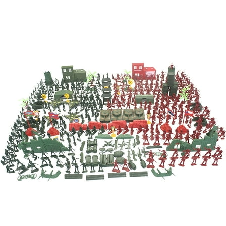 BESTSKY 330PCS Army Men Playset,Military Soldier Set Army Action Figures Battle Group for Gifts