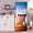 BX_2967, variant on Summer Sea View Scenery Fridge Door Wrap Mural Cover Beach Chair Wall Art Kitchen Wallpaper for Refrigerator Cabinet Door Decals