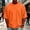 Orange, variant on FRSASU Men's Big and Tall Shirts Cotton Crew Neck Tops Short Sleeve Oversized Pullovers Casual Loose Tops Solid Color Tee Yellow-A