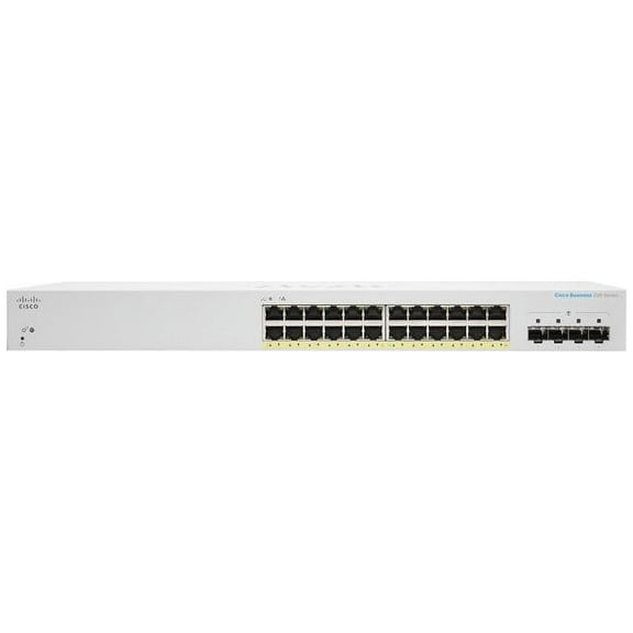 Cisco CBS220-24P-4G 24-Port Gigabit PoE  Compliant Managed Network Switch with SFP