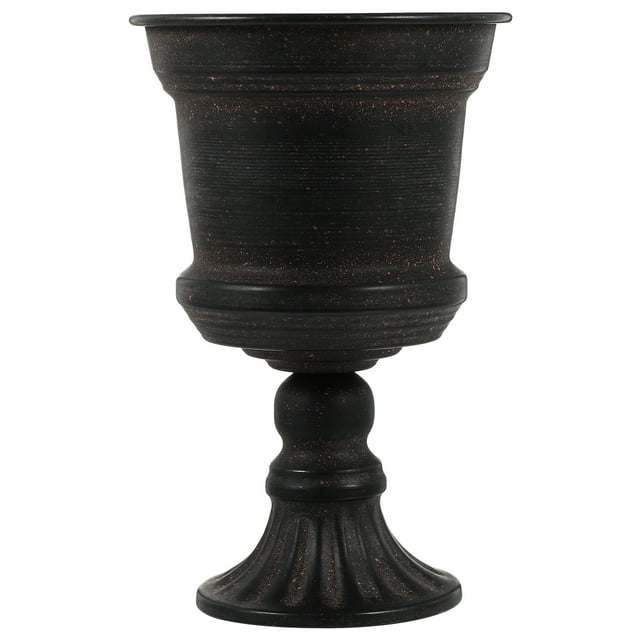 Urn Planter Flower Pot Vase Outdoor Iron Garden Planters Column