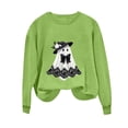 thumbnail image 6 of Warop Halloween Sweatshirts for Women Pumpkin Spooky Cute Graphic Casual Pullover Tops Long Sleeve Crewneck Fall Outfits, 6 of 6
