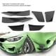 thumbnail image 3 of Pair Front Lip Splitters Bumper Side Fins ABS Body Spoiler For 3 Series F80 M3 15-19, 3 of 4