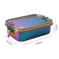 thumbnail image 5 of Fiambrera hermética del metal de la caja de Bento del acero inoxidable con la fiambrera desprendible del divisor para los niños A Hy, 5 of 5