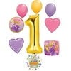 Rapunzel Party Supplies 1st Birthday Tangled Balloon Bouquet Decorations