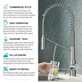 thumbnail image 4 of Kraus Fs-1001-Kff-2631 Oletto 1.8 GPM Single Hole Pre-Rinse Pull Down Kitchen Faucet -, 4 of 7