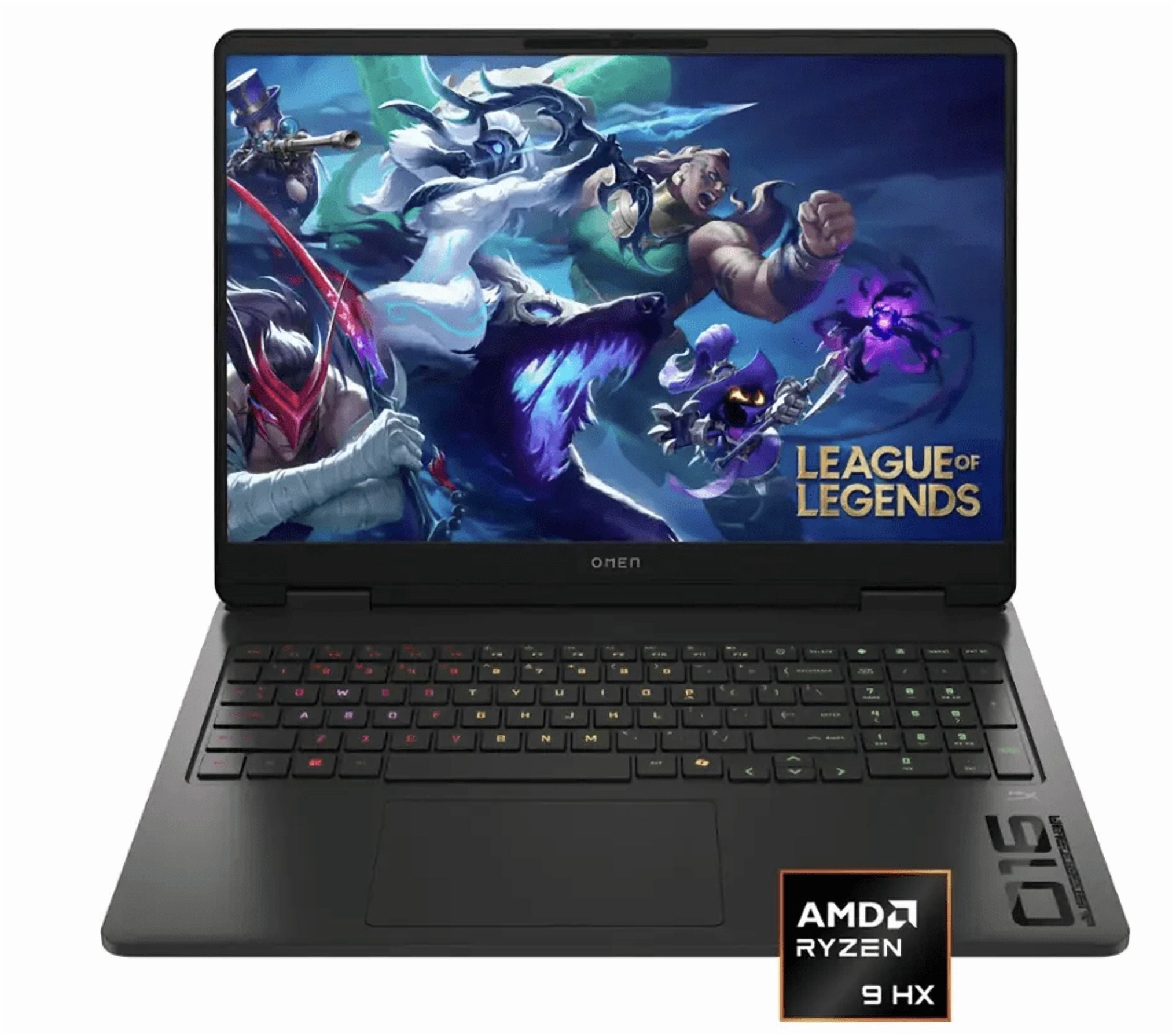 HP OMEN AI Gaming Laptop 16.0in 144Hz IPS WUXGA Display (AMD Ryzen 9 8940HX, NVIDIA GeForce RTX 5060 8GB, 32GB DDR5, 1TB PCIe SSD, 3-Zone RGB KB, WiFi 6E, Webcam, Bluetooth 5.4, Win 11 Pro)