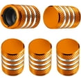 thumbnail image 1 of Tapa de vástago de válvula de neumático – (paquete de 5) tapa de aire de neumático de metal con revestimiento de plástico resistente a la corrosión a prueba de fugas bandera americana para coche camió, 1 of 4