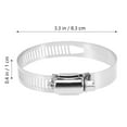 thumbnail image 3 of 4pcs Turbo Vacuum Hose Clamp 2.5 Inch Fastener Accessory, 3 of 6