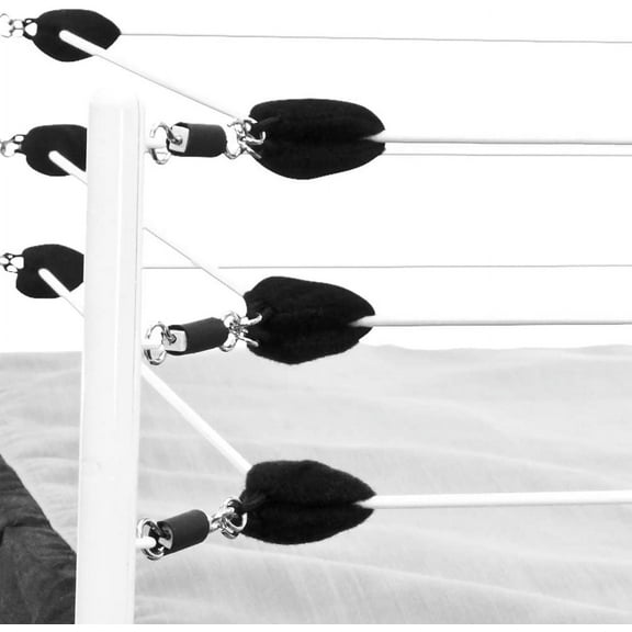 White Ring Ropes for SMALL WWE AEW Wrestling Action Figure Rings