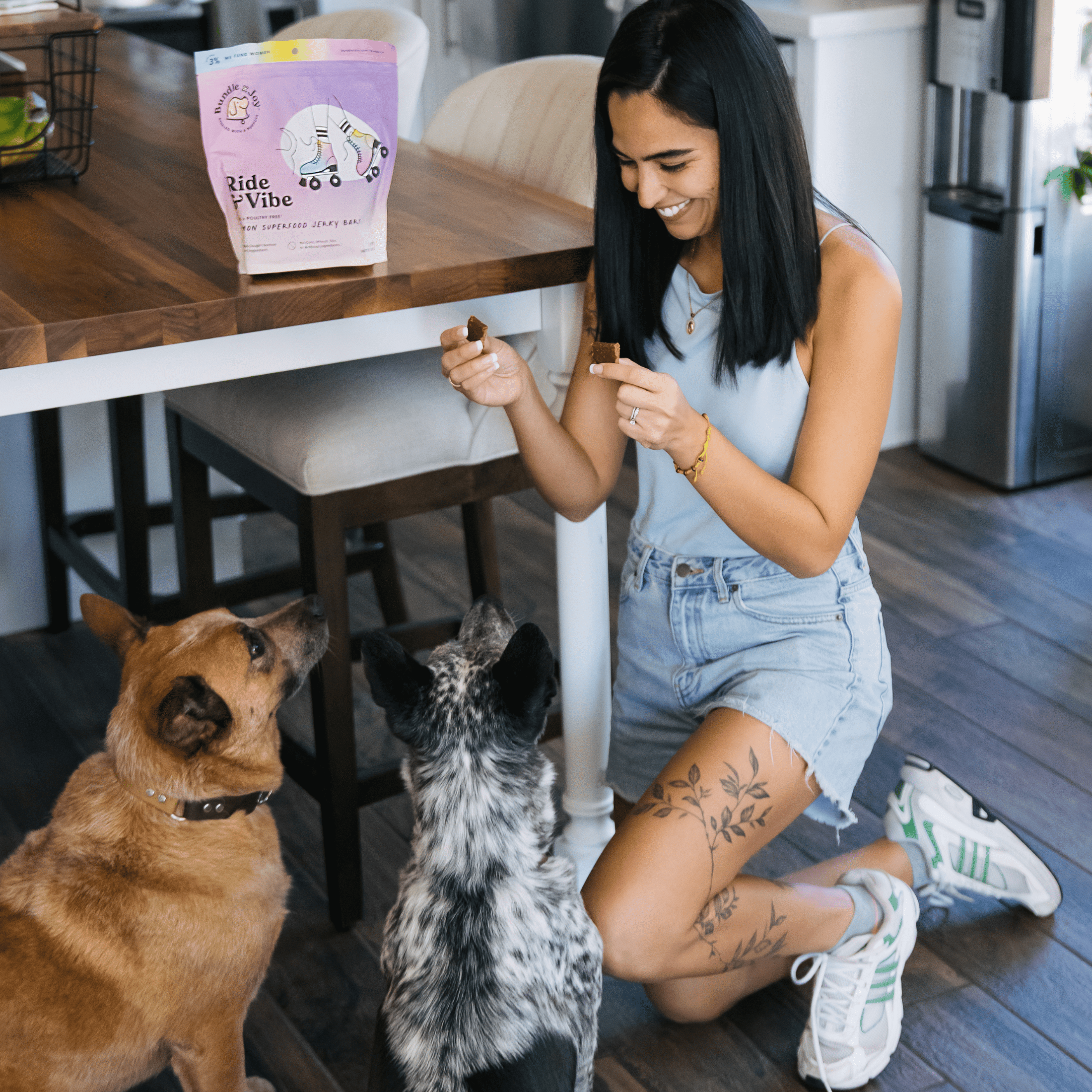 Bundle x Joy Wild-Caught Salmon Jerky Treats for Dogs 16oz