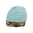 thumbnail image 3 of Gravity Threads Soft Camouflage Cuff Beanie, Mint, 3 of 5