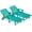 Aqua, variant on Outdoor Chaise Lounge Chair, 5 Positions Adjustable Lounge Chairs with Wheels & Cup Holder, HDPE Poo lLounge Chair for Poolside, Patio, Classic Gray