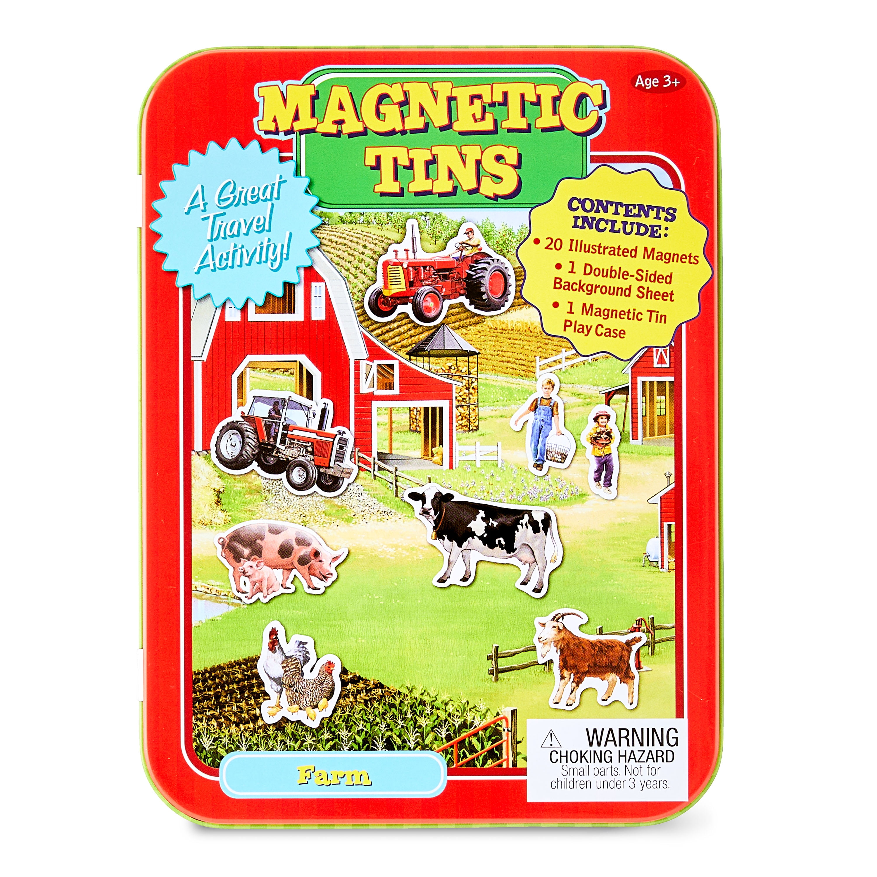 Way To Celebrate Farm Activity Playset Tin