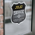 thumbnail image 4 of Julio's Garage I Can Fix Everything But Stupid (2 Pack) 18 inch X 18 inch Shield Shaped Heavy Duty 3.2 mil Vinyl Decals To last, Gift for Dads and Uncles Classic Americana Crafted in, 4 of 6