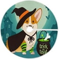 thumbnail image 1 of FMSHPON Corgi in Witch Costume Xmas Christmas Tree Skirt Stand Mat for Holiday Party Decoration Indoor Outdoor 36 inches, 1 of 6