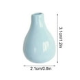 thumbnail image 3 of EGNMCR Mini Ceramic Vase Refrigerator Sticker Magnet Three-dimensional Side Decoration refrigerator magnets, 3 of 6