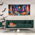 thumbnail image 2 of Picia Fantasy Cosmic Landscape Pattern Party Banner, Festive Decoration, Holiday Banner, Celebration Decor, Event Banner, Reusable Party Banner-Small, 2 of 8