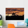 thumbnail image 1 of Cowboy Wall Mural by Wallmonkeys Peel and Stick Graphic (24 in W x 16 in H) WM116760, 1 of 4