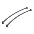 thumbnail image 3 of 2 Pcs Support Arrière de Moto Accessoire Noir pour Moto, 3 of 9
