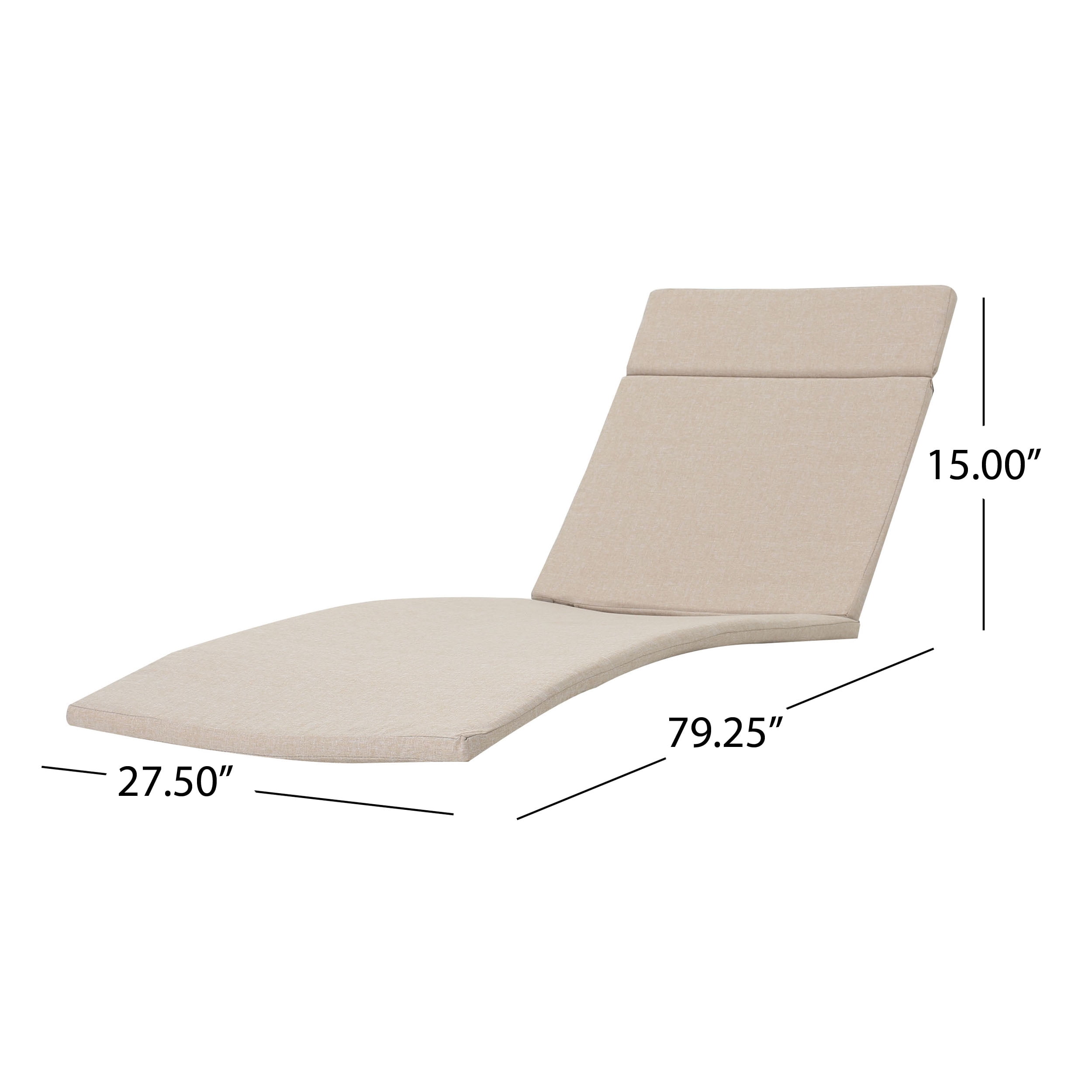 Anthony Outdoor Wicker Armed Chaise Lounges with Cushions, Set of 2, Grey, Textured Beige