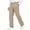 Khaki, variant on Boys' Pull-On School Uniform Pants Elastic Waist Straight Leg Trousers with Pockets Multi Color