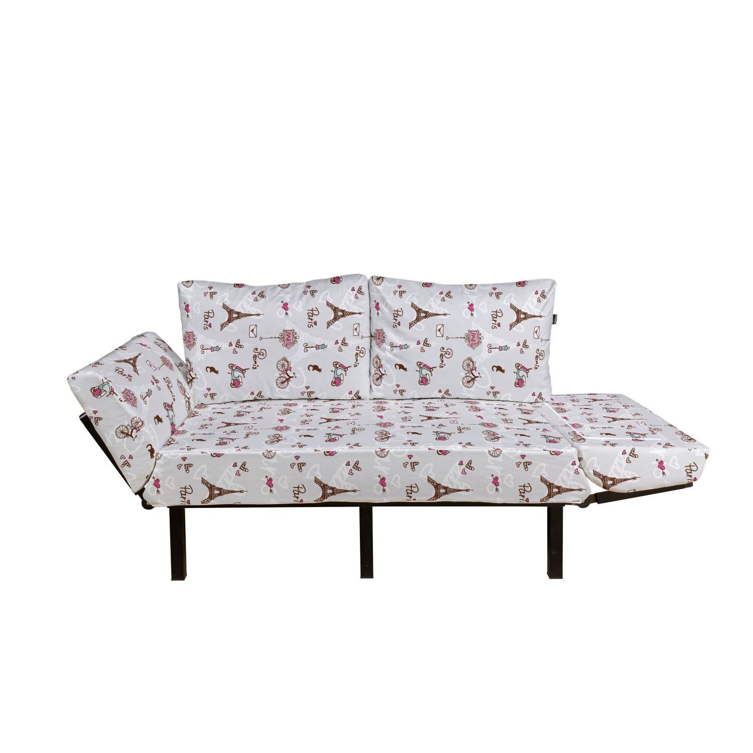 Redwood Pearl Pink Loveseat Ambesonne Paris Futon Couch Romance Language Capital of Love Eiffel Heart Fashion City Girlish Print Daybed with Metal Frame Upholstered Sofa for Living Dorm Redwood Pearl Pink Loveseat Ambesonne Paris Futon Couch Romance Language Capital of Love Eiffel Heart Fashion City Girlish Print Daybed with Metal Frame Upholstered Sofa for Living Dorm