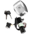 thumbnail image 4 of Motorbike Ignition Switch Fuel Seat 2 Key Set Assembly, 4 of 8