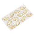 thumbnail image 1 of 12pcs/lot Double Hole Sew On Rhinestones Clear AB Glass Rhinestones for Clothes Dresses, 1 of 3