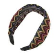 thumbnail image 4 of Unique Bargains 1 Pc Fashion Colorful Wave Wide Headbands for Women Red, 4 of 6