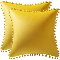 20×20 Inch Decorative Throw Pillow Cover 2-Pack Soft Textured Accent Cushion for Sofa Bed Living Room Home Decor