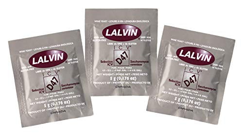 Lalvin ICV D7 Wine Yeast 5g Package - 3 Pack