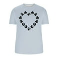 thumbnail image 5 of FAIWAD Men Summer Tops Short Sleeve Round Neck Printed T-Shirts Slim Stretch Workout Tops, 5 of 5
