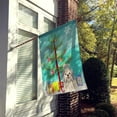 thumbnail image 2 of Merry Christmas Tree Shih Tzu Silver White Flag Canvas House Size, 2 of 2