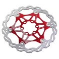thumbnail image 1 of EeaseCA 180mm Bike Disc Brake Disc Rotor Simple Bike Disc Brake Kit for Mountain Outdoor Bike (Red), 1 of 7
