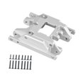 thumbnail image 3 of Xuanheng Skid Plate High Performance Upgrades Part for 1/18 RC Crawler Vehicles TRX4M Silver, 3 of 8