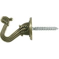 Hillman 536195 Antique Brass Swag Hook with Anchor, Ceiling Hooks (30lb