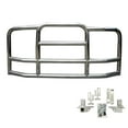 thumbnail image 5 of Large Model Deer Grille Guard Compatible for VOLVO VNL (2004-2017) with Brackets - 90"x10-1/5"x40" Heavy Duty Polished Stainless Steel Grille Guard for Trucks, 5 of 9