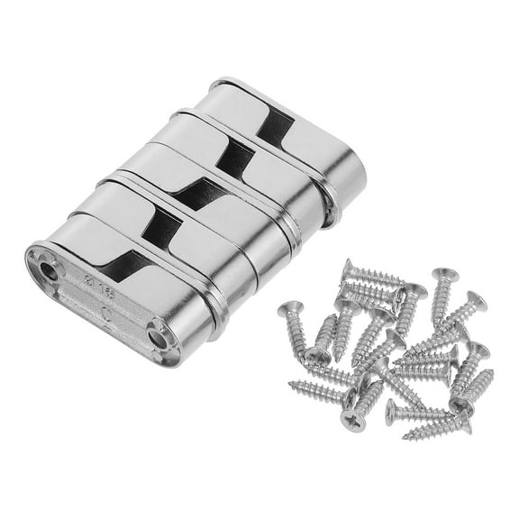OATIPHO 10Pcs Plated Silver Zinc Alloy Rod Bracket Oval Closet Rod End Supports for Home Closet Installation